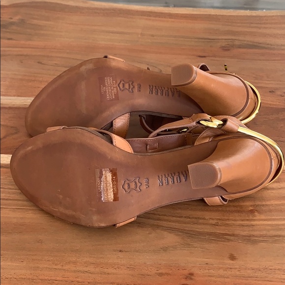 COPY - Brand new Ralph Lauren tan heels size 11B - Picture 5 of 6